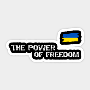 The Power of Freedom Sticker